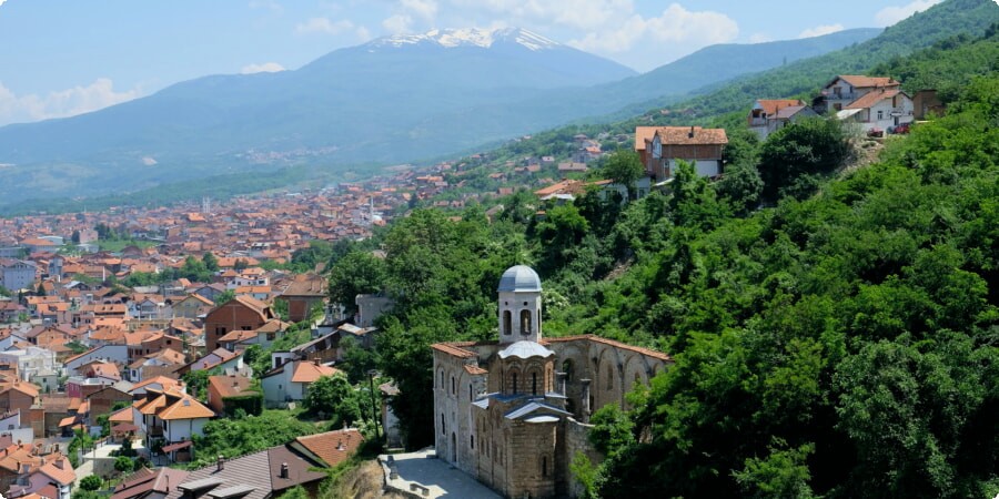 Road Trip Route Through Kosovo