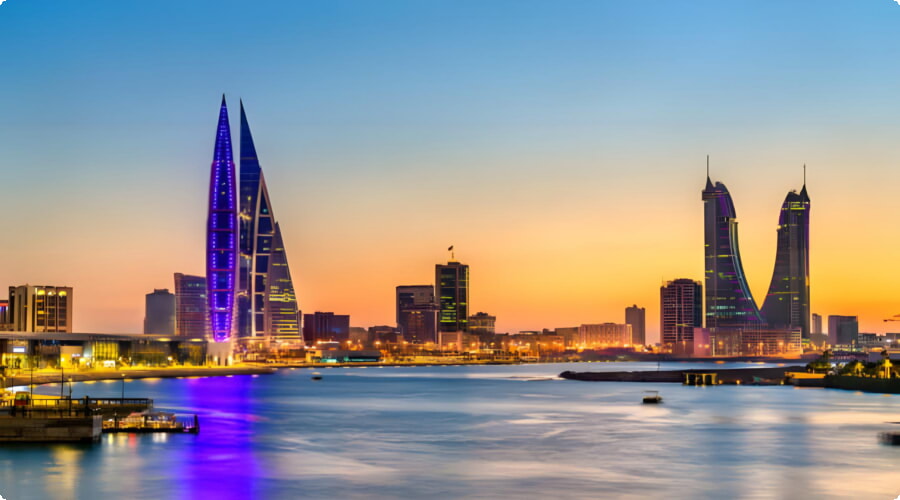 Západ slunce v Bahrajnu