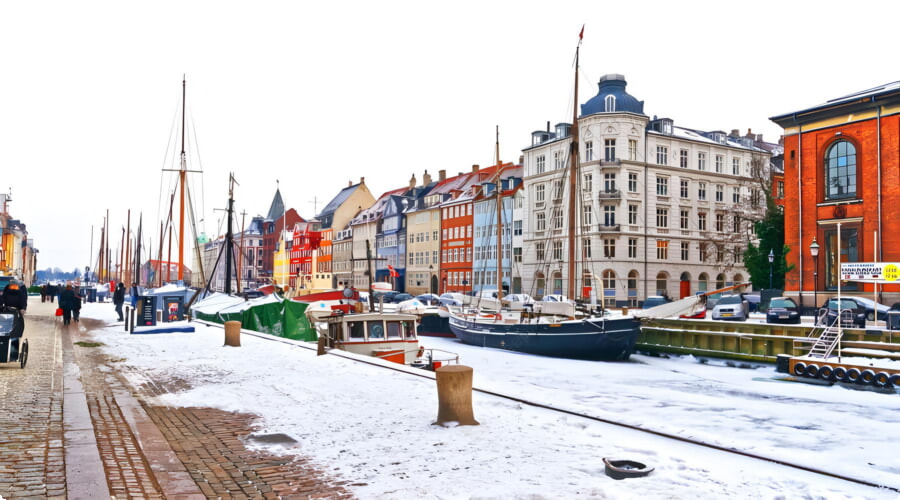 Копенгаген зима