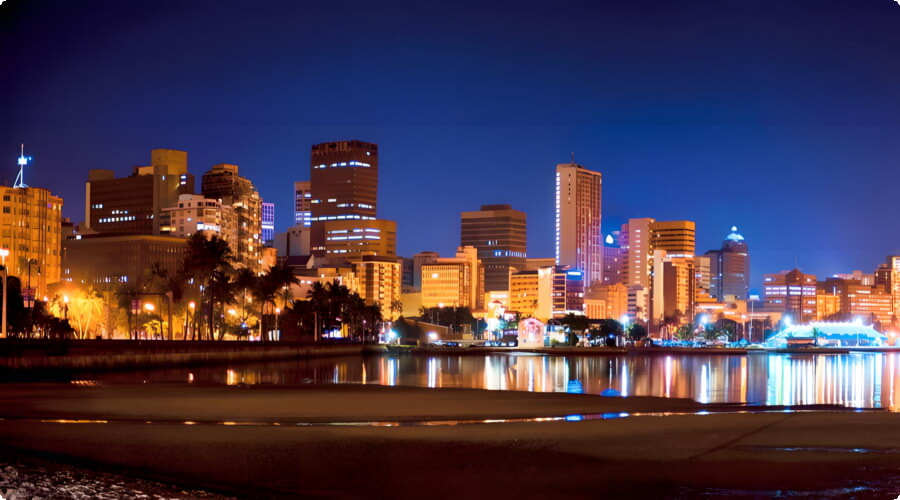 Het strand van Durban