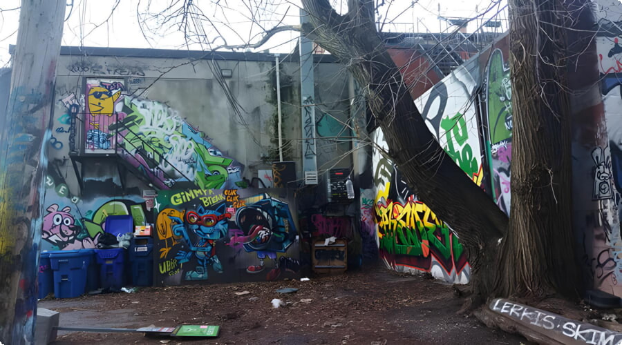 Graffiti alley